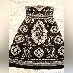 White House Black Market strapless dress size 4